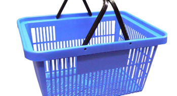 Blue Shopping Basket